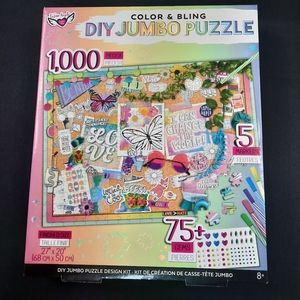 DYI 1000 Piece Puzzle Color And Bling